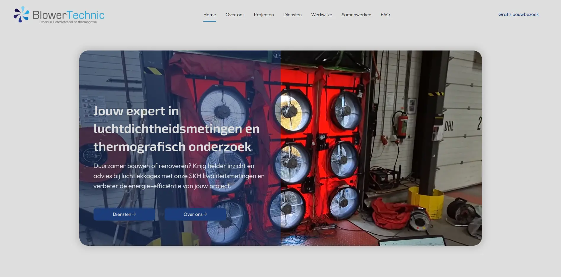 Website preview Blower Technic